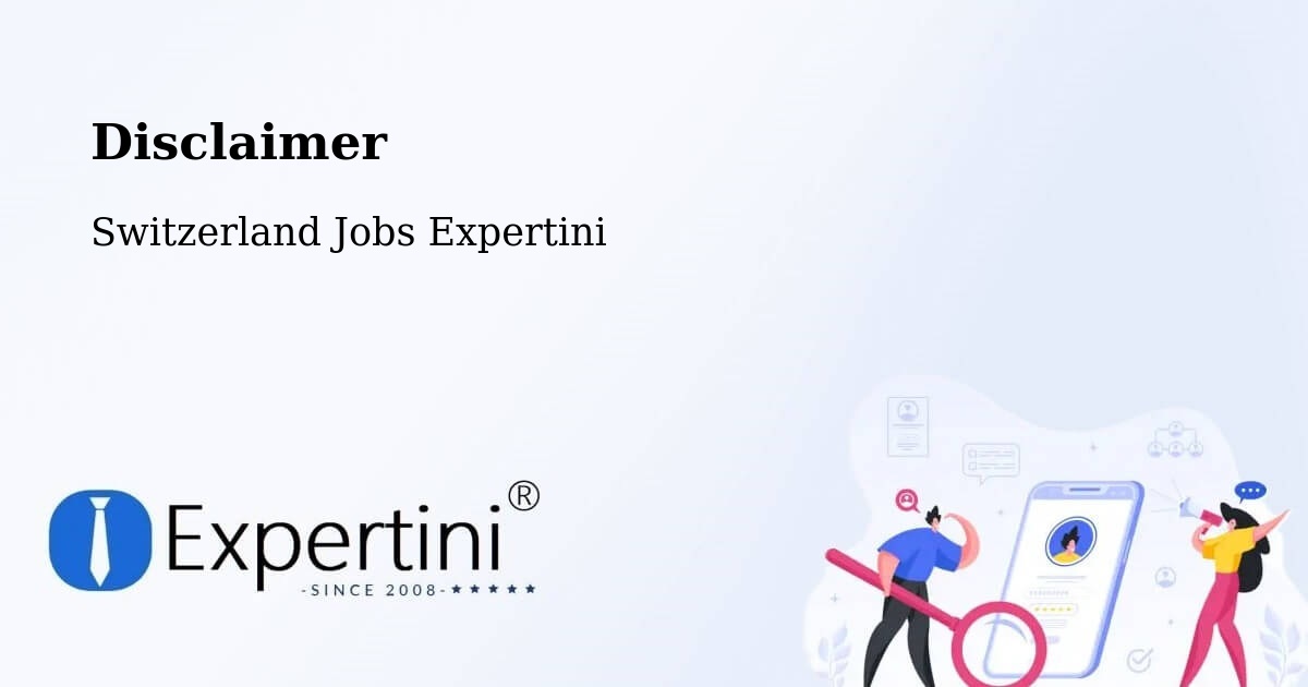 Disclaimer – Avry Sur Matran - Switzerland Jobs Expertini