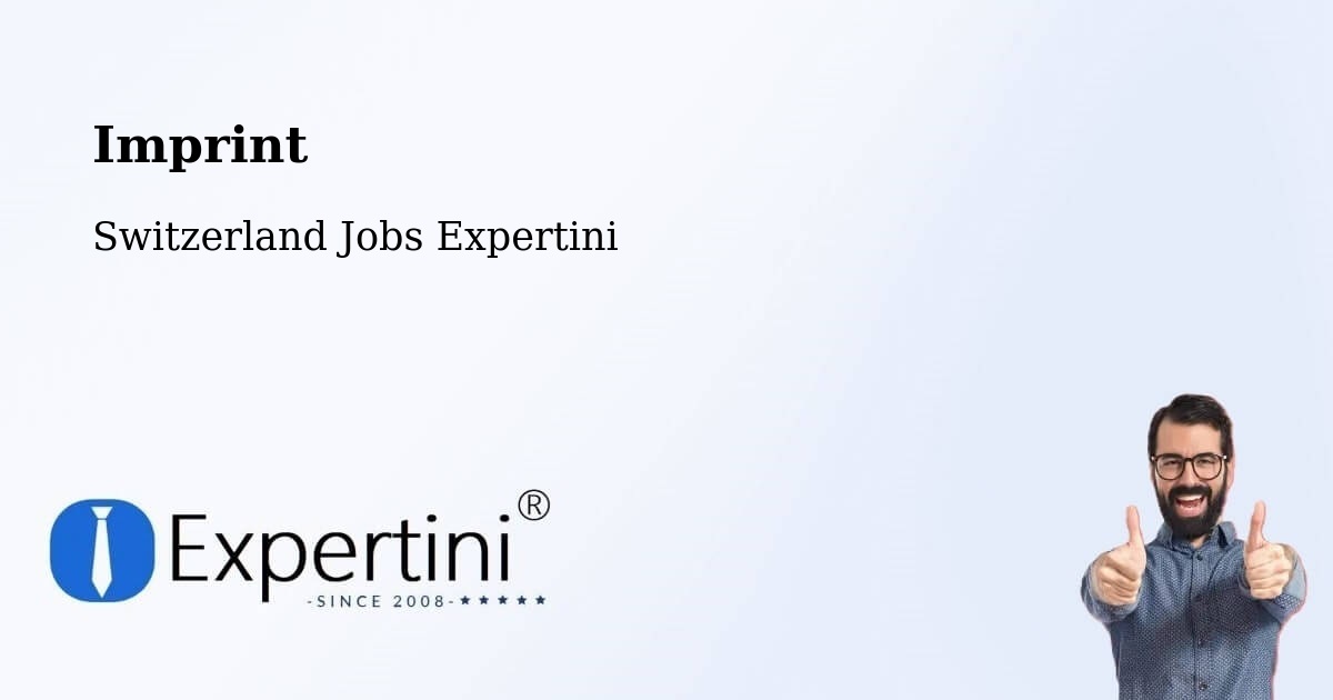Imprint – Avry Sur Matran - Switzerland Jobs Expertini