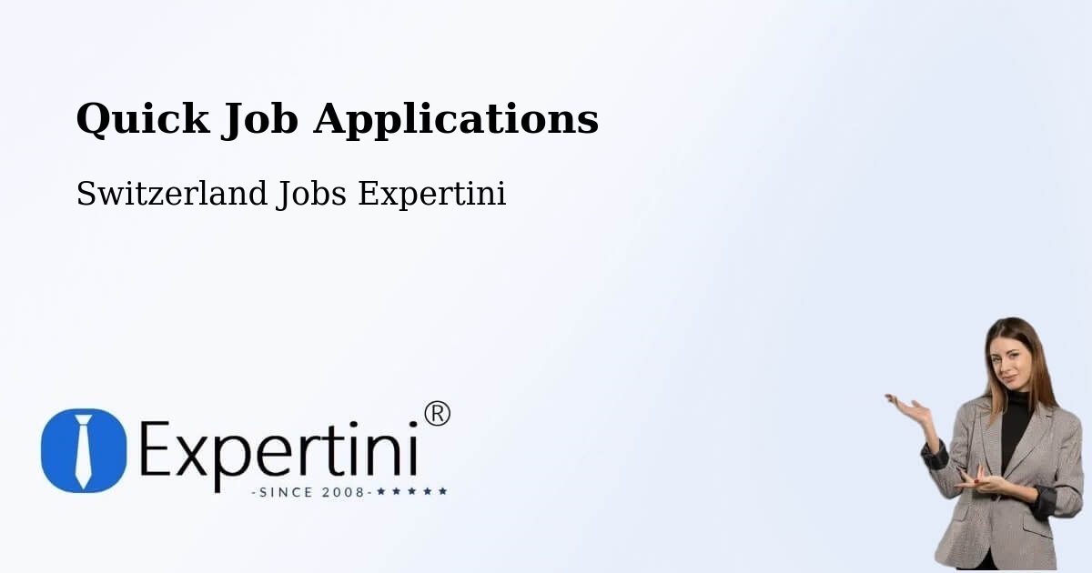 Quick Apply Feature – Avry Sur Matran - Switzerland Jobs Expertini